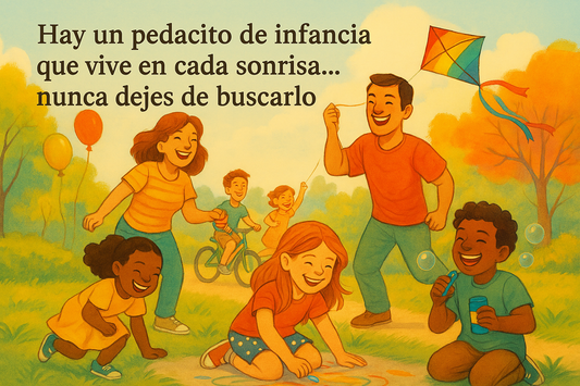 Recordar, sonreír, jugar... el regalo de ser niño otra vez
