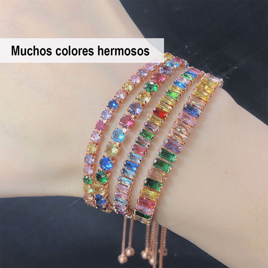 Pulsera Ionica para Mujer, Diseño Elegante y Moderno, Multicolor, Ideal para Regalo o Uso Diario