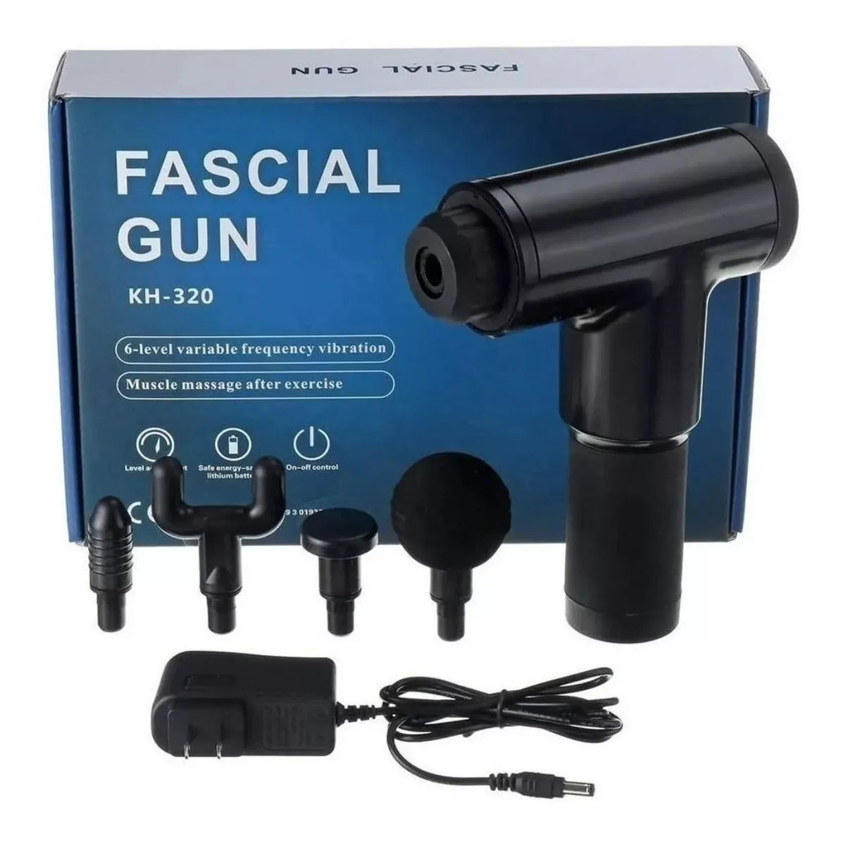 Masajeador Corporal Fascial - Pistola de Masaje