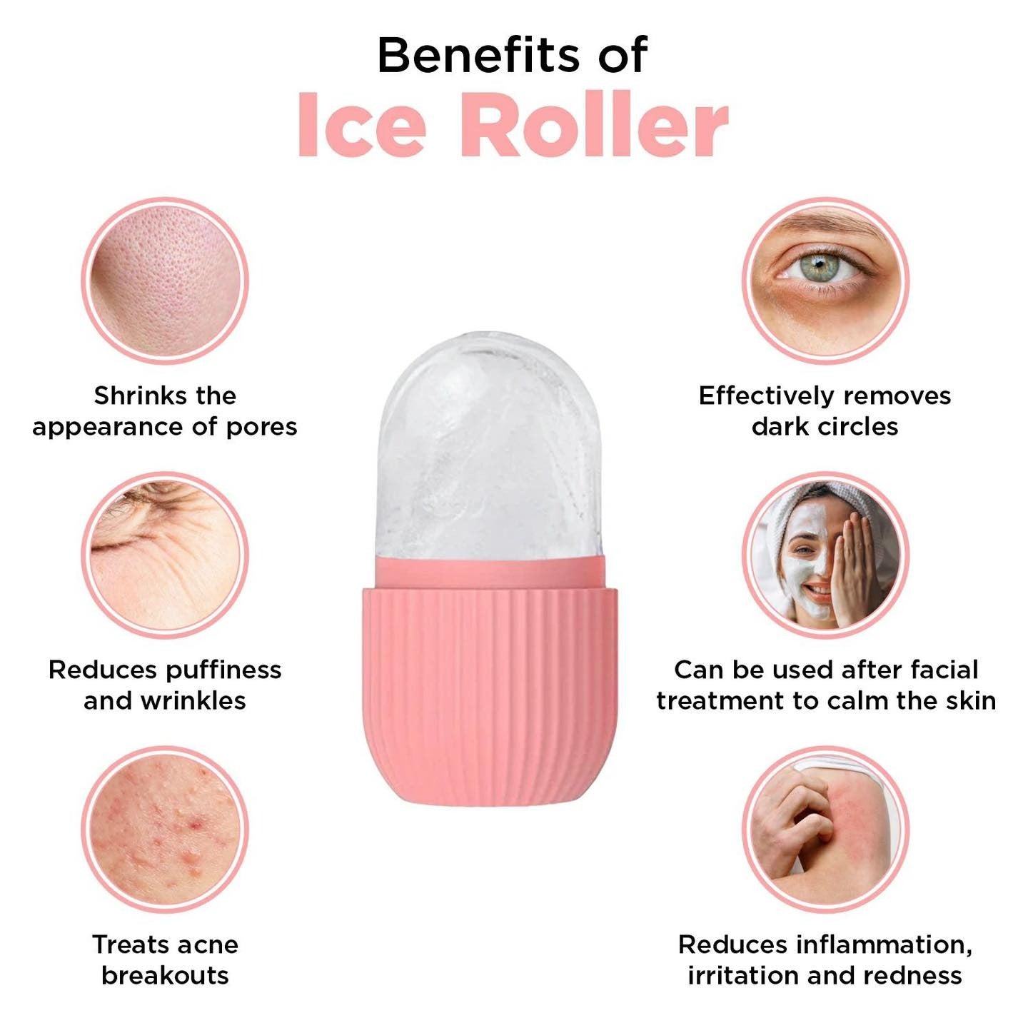 Molde Facial de Silicona para Hielo - Rejuvenece y Contornea Tu Piel