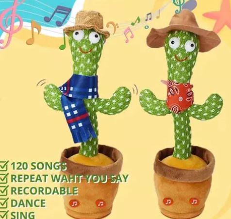 Juguete Cactus Bailarín Recargable – Diversión y Aprendizaje Interactivo para Niños