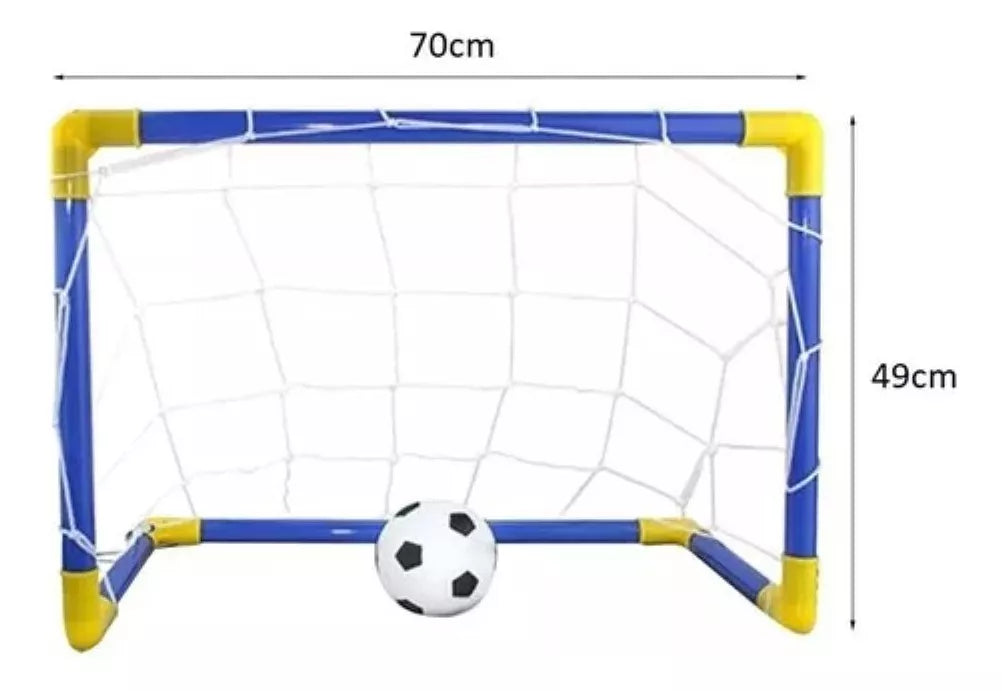 Set de Canchas de Fútbol 2 Arcos – Diversión Portable para Niños